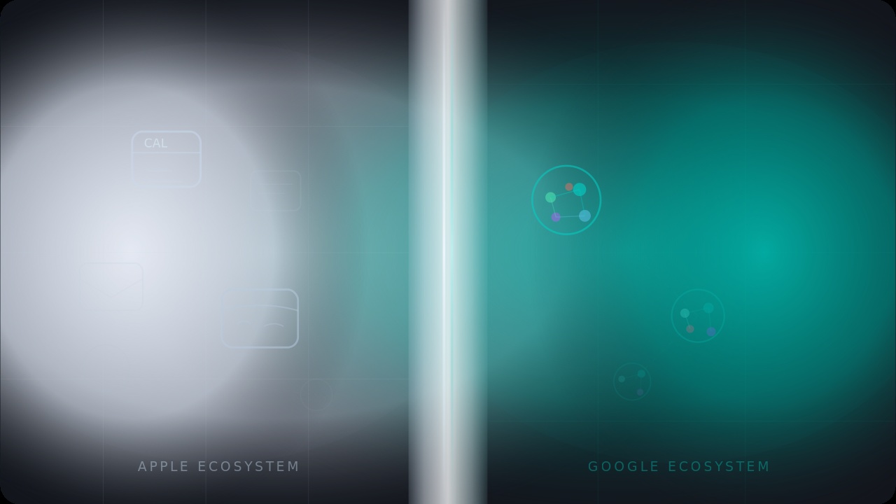 Symbolische Barriere zwischen Apple Apps und Google Diensten